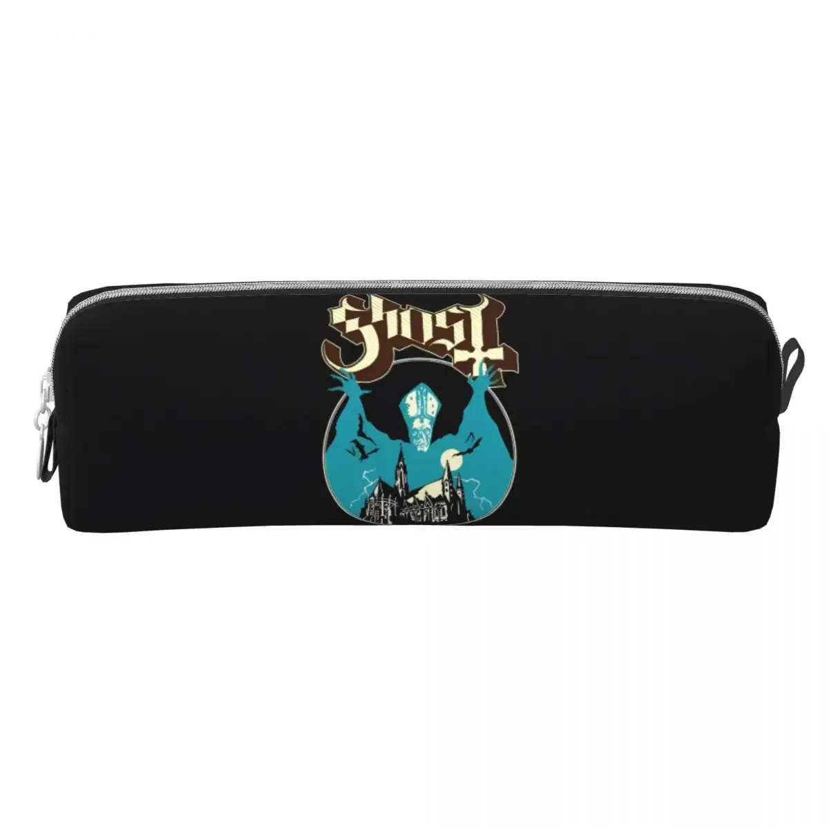 Ghost Band Pencil Case Music Classic Portable  Box Child Zipper Cool School  Cases Design Supplies