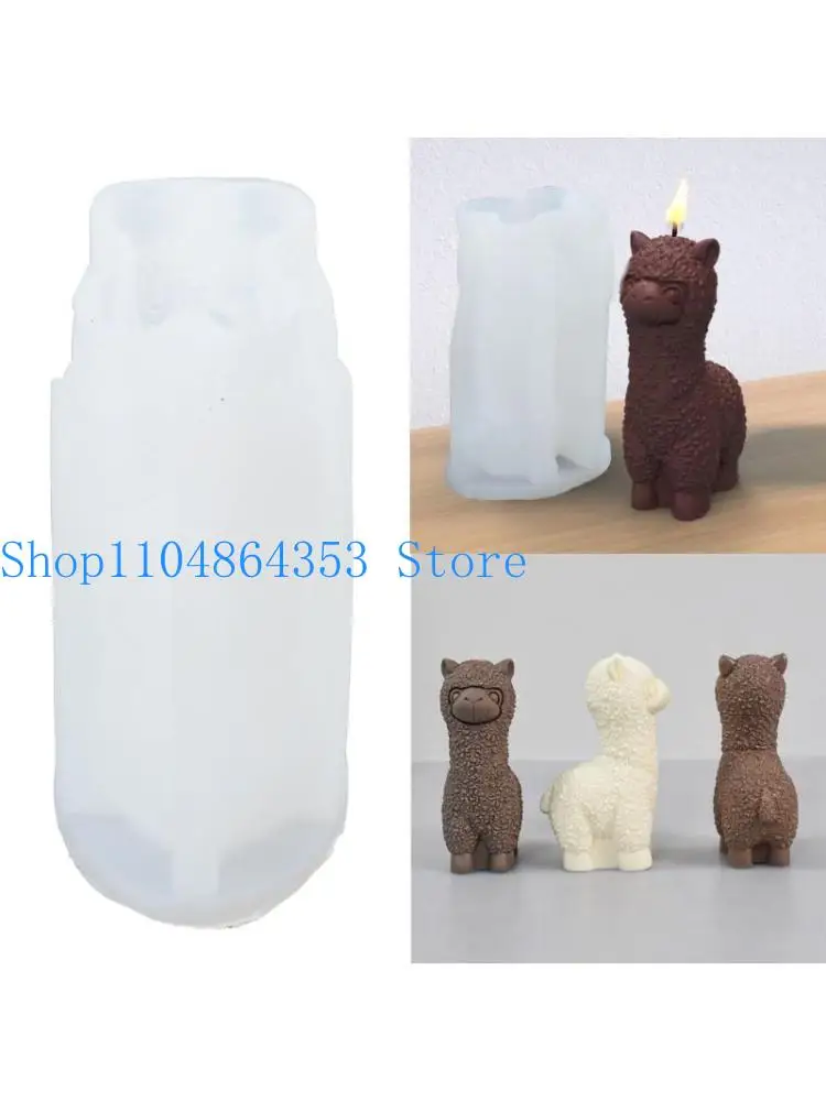 

652F Silicone Mold for DIY Aromatherapys Making 3D Alpacas Resin Molds Home