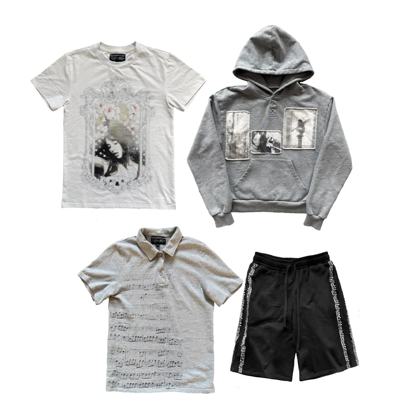 European and American retro high street casual comfortable versatile hoodie autumn and winter loose popular fashion style hoodie