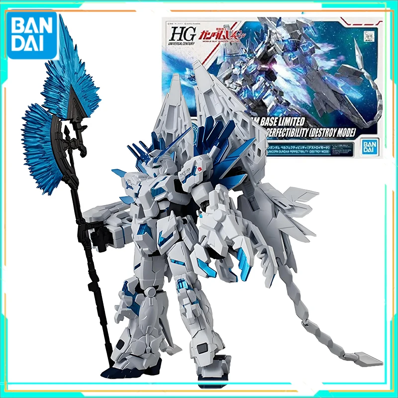 

Bandai Original GUNDAM HG Series 1/144 BASE LIMITED UNICORN GUNDAM PERFECTIBILITY (режим разрушения) Аксессуары для сборки модели