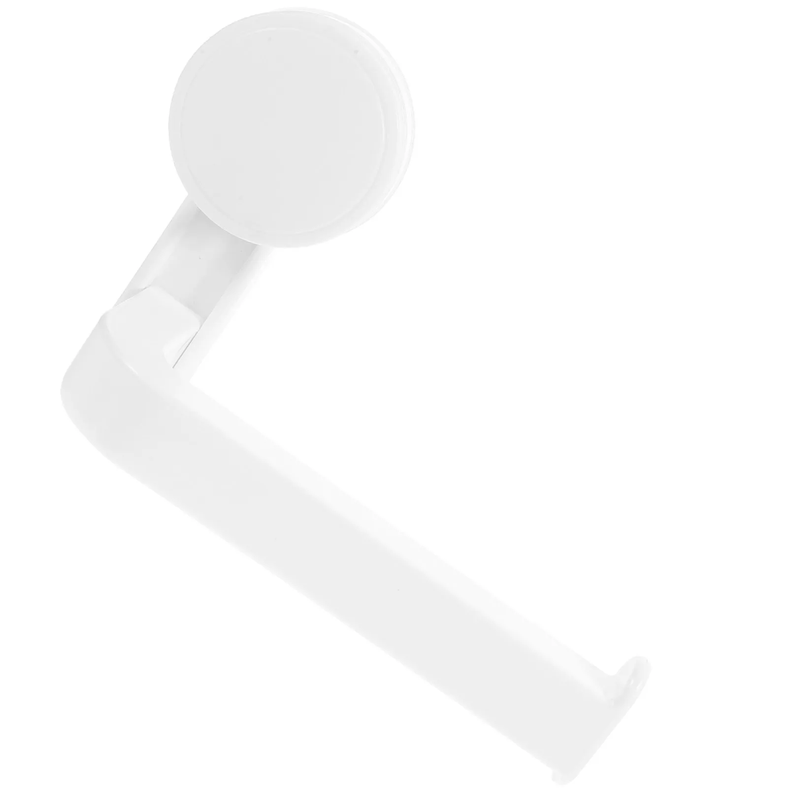 Wall Mounted Vacuum Suction Paper Holder No Drilling Required Toilet Tissue Organizer Easy Roll Change Towel Rack Bathroom view 4