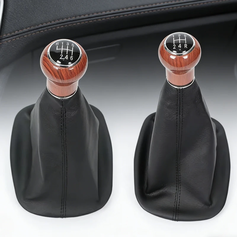 

5/6-скоростной подходит для Volkswagen Passat B5, деревянное зерно, переключатель передач, гандбол, пылезащитный чехол, ручка рычага переключения передач, автомобильные детали