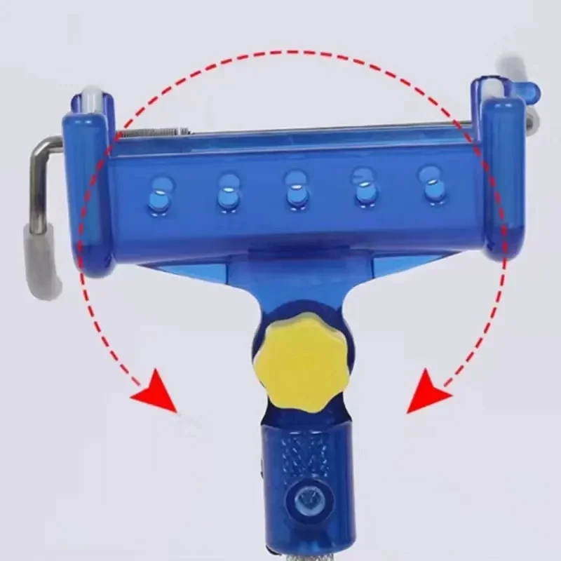 1pc Fishing Rod Ground Insertion Bracket With Rod Drop Lock And Rod Lift Unlock Available The Frame Head Is Deta