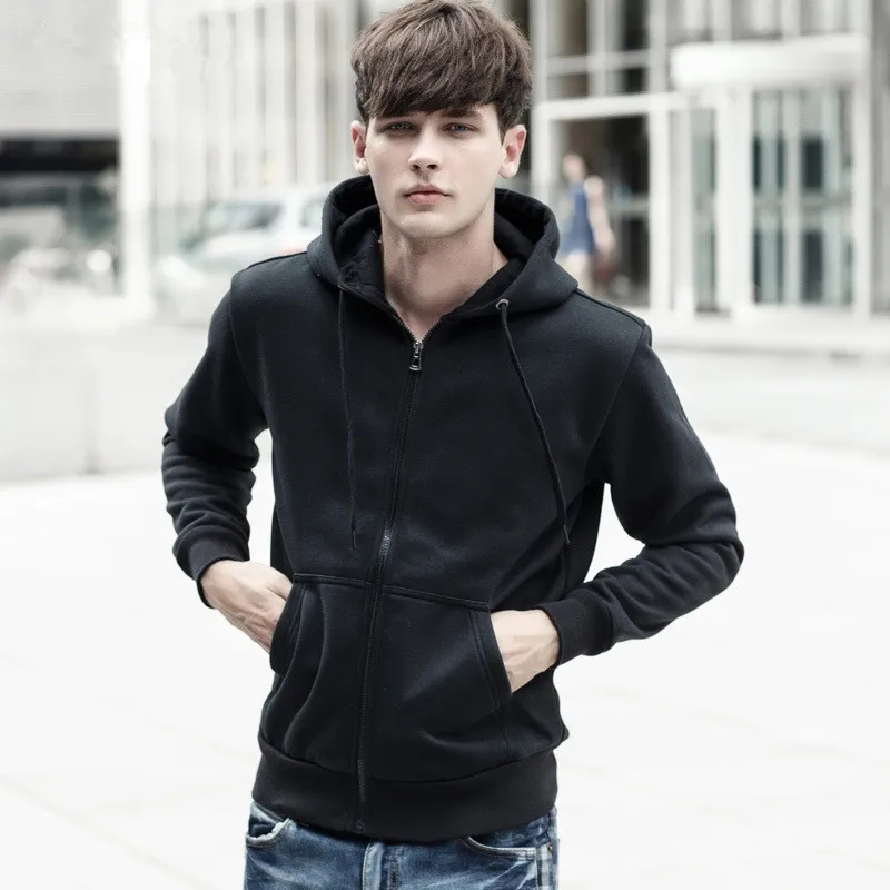 

MRMT 2024 Brand New Men's Hoodies Sweatshirts Slim Fit Men Hooded Cardigan for Male Solid Color Youth Man Coat Hoodie Sweatshirt