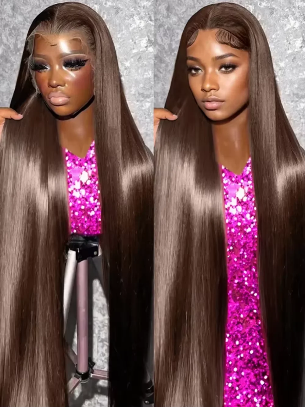 40-46-inches-chocolate-brown-colored-straight-full-frontal-13x4-13x6-hd-transparent-lace-front-remy-human-hair-wigs-200-desnity