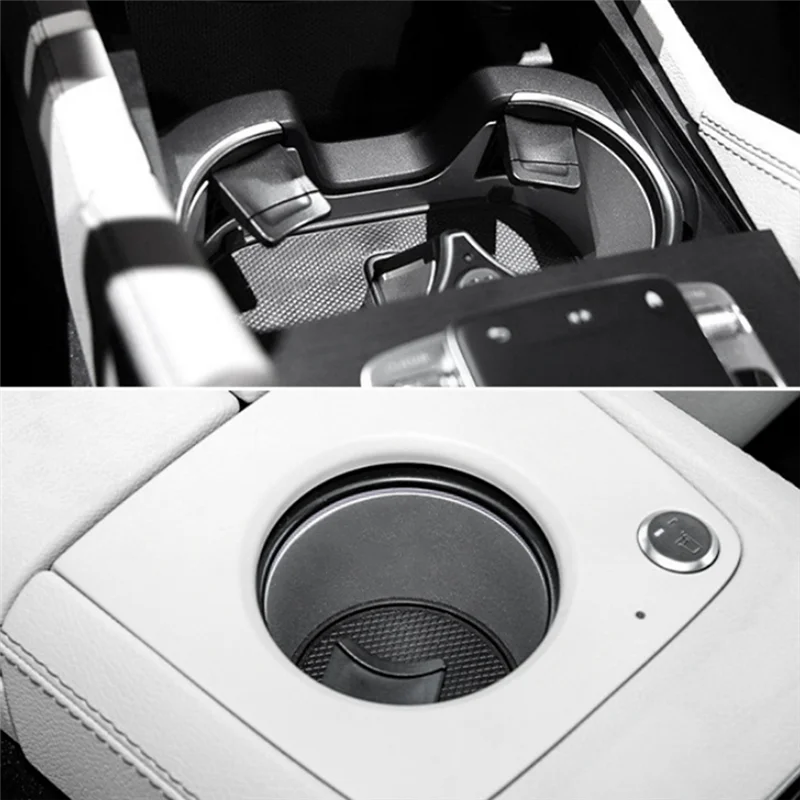 

Car Water Cup Holder Car Center Console Drinks Cup Holder Support Fixing Buckle For Mercedes Benz W167 2020-2024