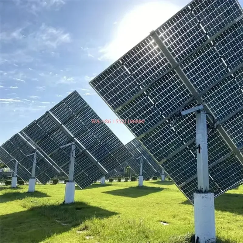 wmwmnu for Sunchaser ZRD Dual Axis Solar Tracker with Panel Flat Roof Mounting Competitive Price 3 Year Warranty