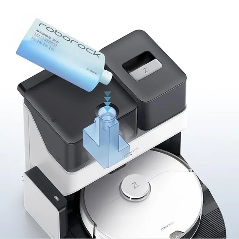 Original Floor Cleaning Solution Roborock S7 Maxv Ultra S7 Pro Vacuum Cleaner Spare Parts 1L Robot Mops Antibacterial