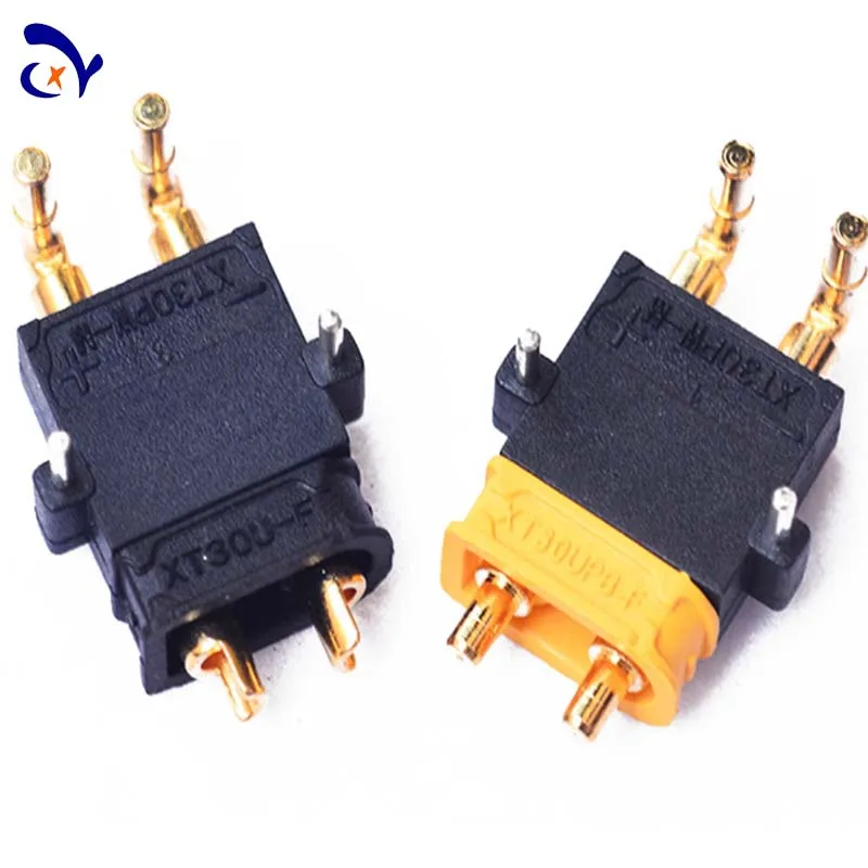 10PCS Amass XT30PW-M30 aircraft model power gold-plated battery plug