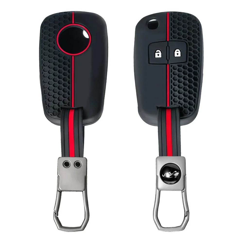 2/3 Buttons Silicone Car Key Cover Case For Chevrolet Cruze Buick Opel Astra Corsa Antara Zafira Meriva Insignia Key Holder
