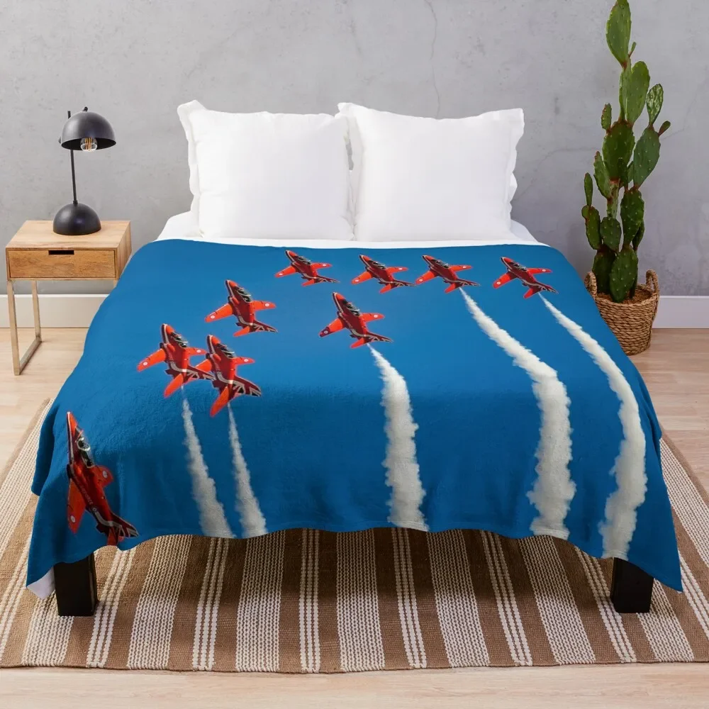 

Red Arrows Throw Blanket