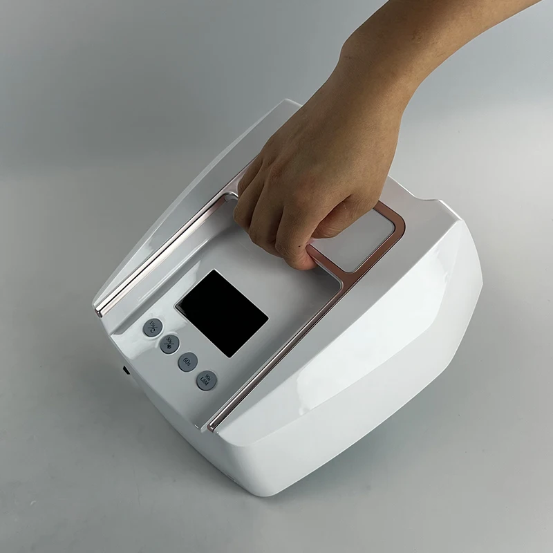 2025 New Mirror Bottom Rechargeable Nail Lamp with handle Wireless Gel Polish Dryer Machine Cordless Nail UV LED Lamp - Image 5