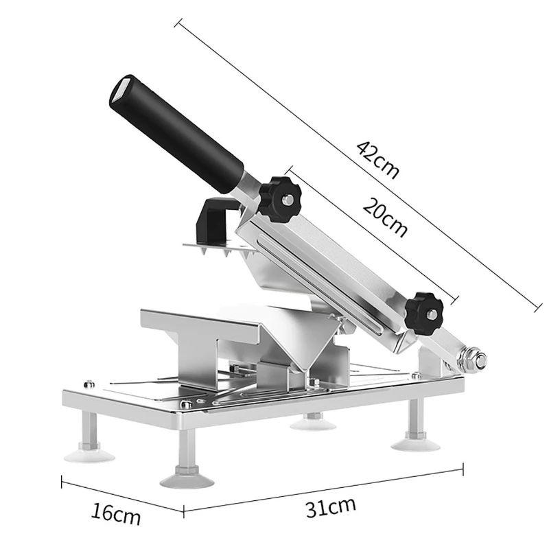 Chicken Duck Fish Ribs Lamb CuttingStainless Steel Meat Slicer Bone Cutting Machine Minced Lamb Bone Meat Cutter