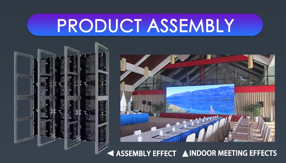 Llave en mano 500x500 500x1000mm HD interior exterior gigante eventos LED pared de vídeo P1.95 P2.6 P2.976 P3.91 pantalla LED de alquiler de escenario