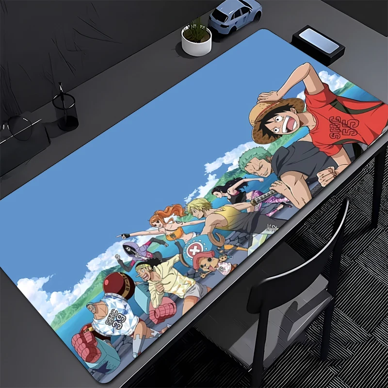 Une pièce tapis de souris nouveaux tapis de souris clavier tapis de souris Gamer doux bureau tapis tapis de Table bureau PC tapis Anime grand tapis de souris