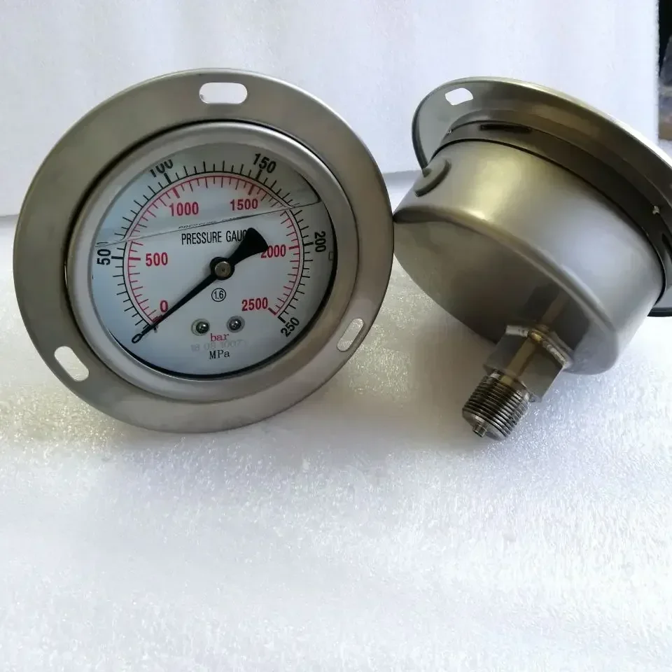 2025 Hot Sell factory Hot sales high quality common rail test bench oil pressure gauge meter 2500bar