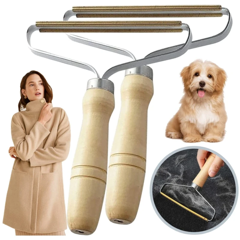 Quente portátil manual de remoção de fiapos cabelo agente tapete lã casaco roupas barbeador escova ferramenta pet gato e cão removedor de pêlos escova 2022