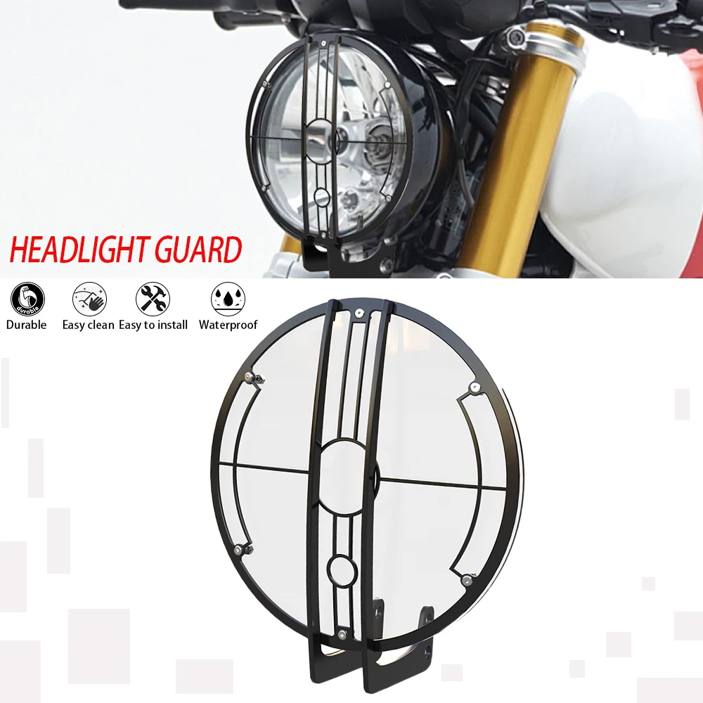 

Headlight Grill Guard Protection Cover Protector For BMW R1200 NINE-T RNINET /Scrambler /Urban GS /Pure /RACER RnineT Motorcycle