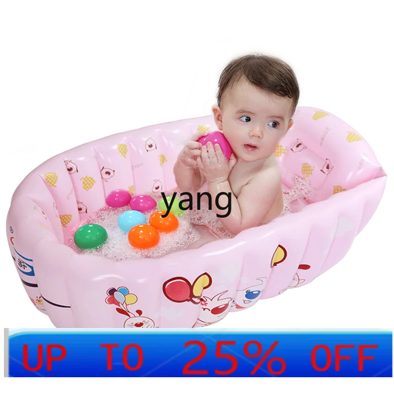 

CX Baby Bathtub Inflatable Baby Bathtub Insulation and Drop Prevention Travel Good Helper