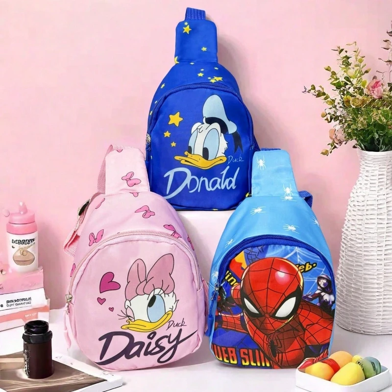 

1PC Children's bag boys and girls crossbody handsome strawberry bear breast bag Korean version small cross bag cute baby outdoor