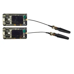 Duas peças CubeCell GPS-6502 ASR6502 LoRa GPS nó/aplicamentos de nó LoRaWAN para arduino com antena, par de pacotes