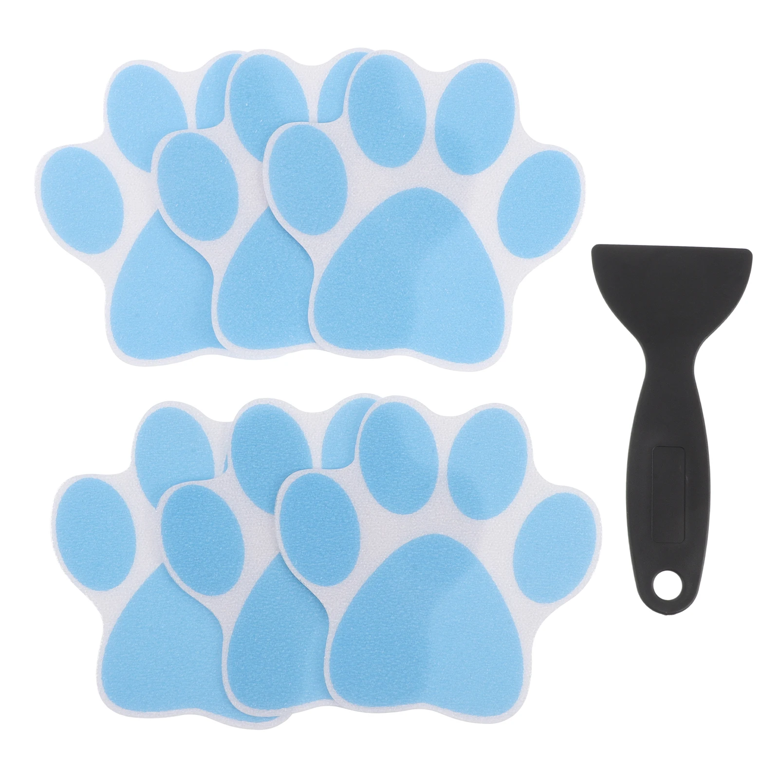 

6 Pcs Dog Paw Anti-slip Sticker Child Tub Non-slip Stickers Bath Print Shower Decals Treads