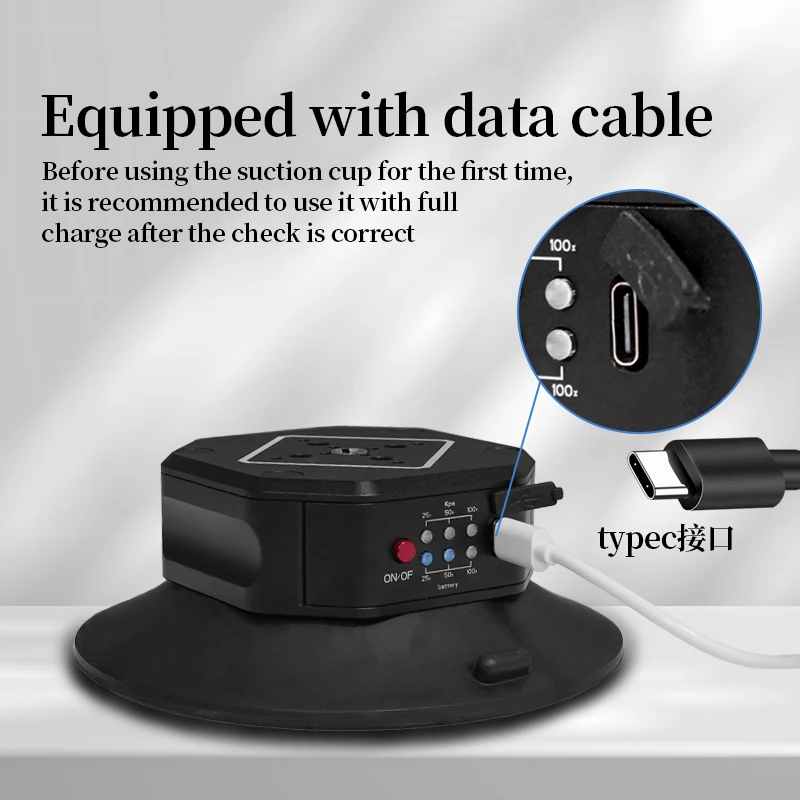 دليل كاميرا السيارة شفط كأس سبائك الألومنيوم قاعدة شفط كأس الزجاج مصاصة مضخة تفريغ شفط كوب ، الكهربائية التلقائي مصاصة