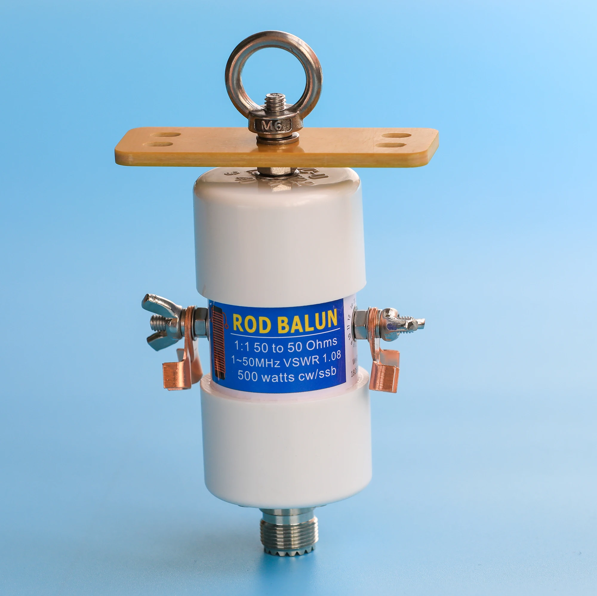 500W 1:1 Waterproof HF Balun for 160m - 6m Bands (1.8 - 50MHz) Waterproof DIY inverted V antenna with Insulate board