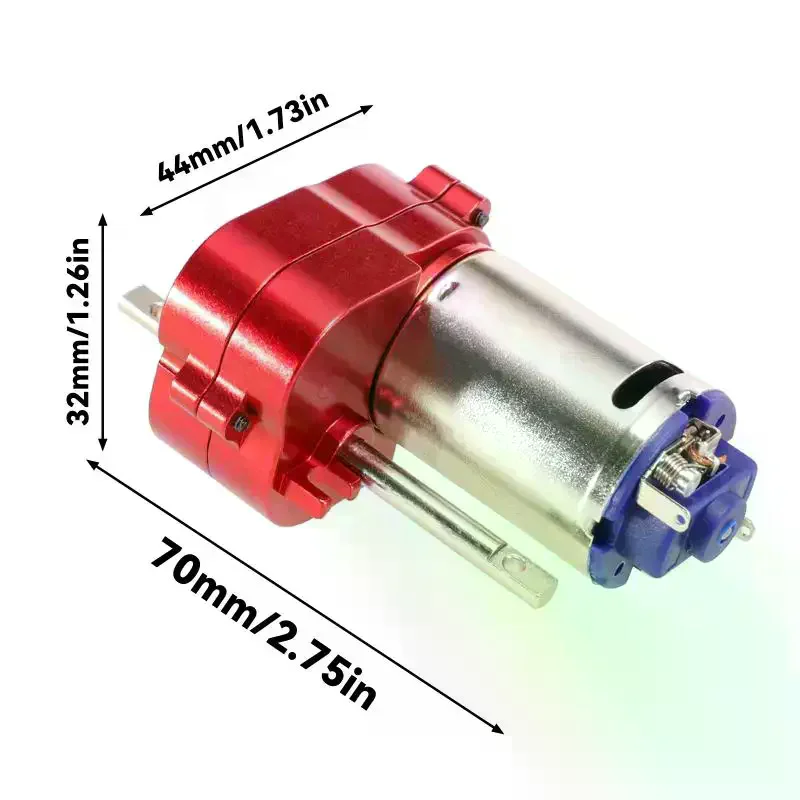 Replacement All Metal Gearbox Gear Set High Speed Motor for MN /2 MN168 MN78 MN82 MN99s Enhanced Durability for RC Trucks