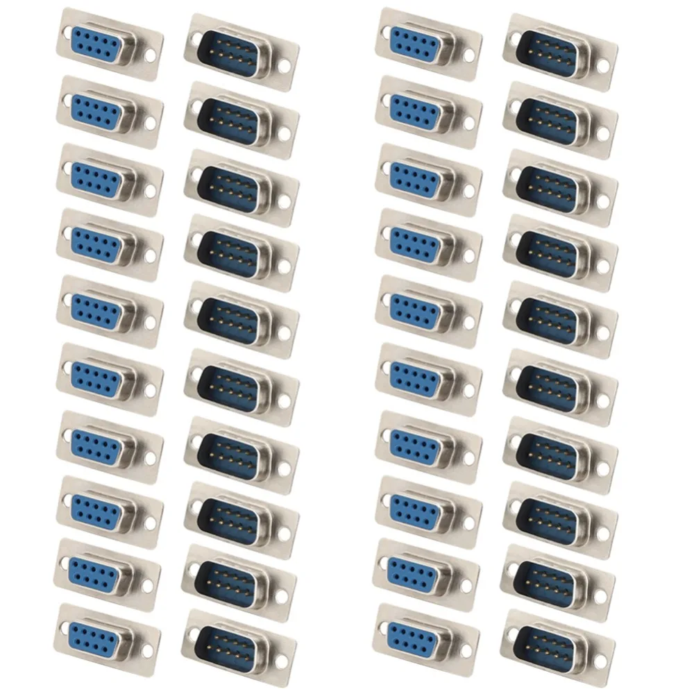 40 Pcs DB9 Male And…