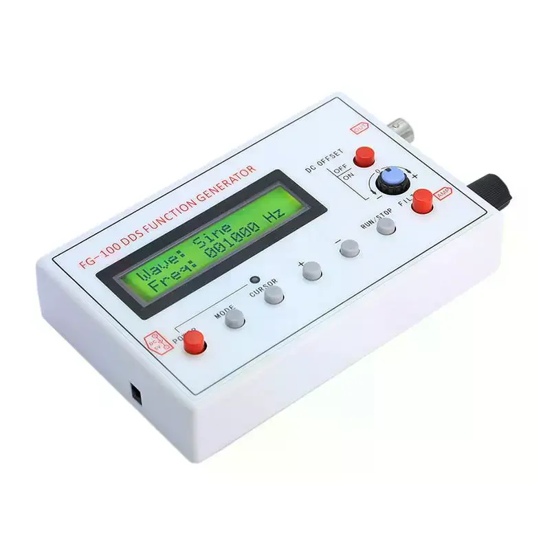 

Генератор функциональных сигналов FG-100 DDS с частотомером, 1 Гц - 500 кГц, модуль источника сигналов: синусоидальный, прямоугольный, треугольный, пилообразный сигнал