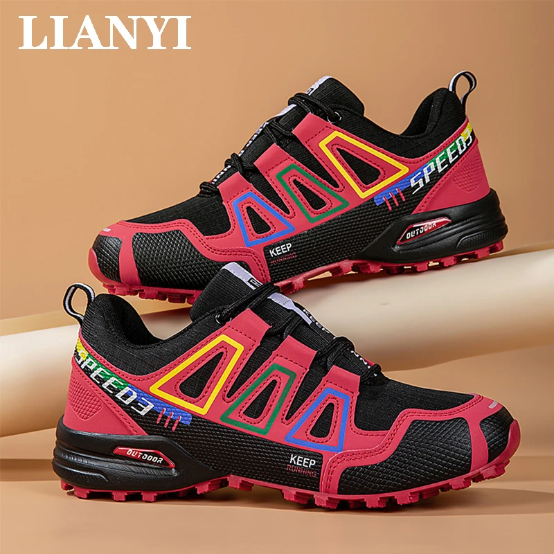 

LIANYI Women's Hiking Shoes 47# Casual Breathable Lightweight Shock-Absorbing Outdoor Breathable Non-Slip Couple Sports Shoes