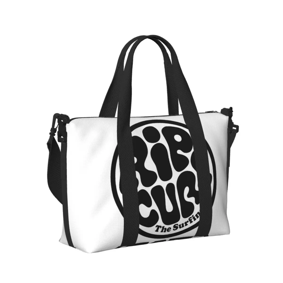 

Custom Rip Curl Logo Beach Travel Bag Large Capacity Tote Bags for Gym Yoga Women Shopping Duffle Shoulder Bag