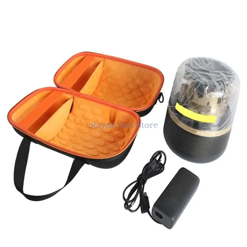 Travel Friendly Protective Speakers Bag Dustproof EVA Carrying Case with Shoulder Strap for Harman Portability Sound Equipment