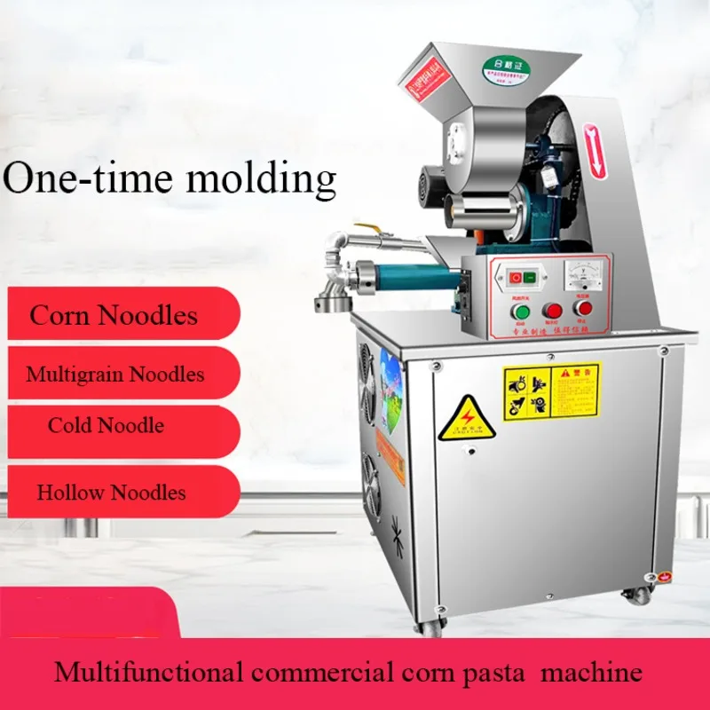 Commercial Automatic Rice Maize Cereal Noodle Pasta Press Extruder Making Machine