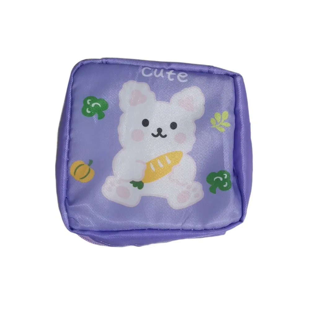 

Pattern Dinosaur Cat Sanitary Pads Storage Bunny Bear Rabbits Sanitary Napkin Bag Coin Purse Lipstick Pouch Cosmetic Bag