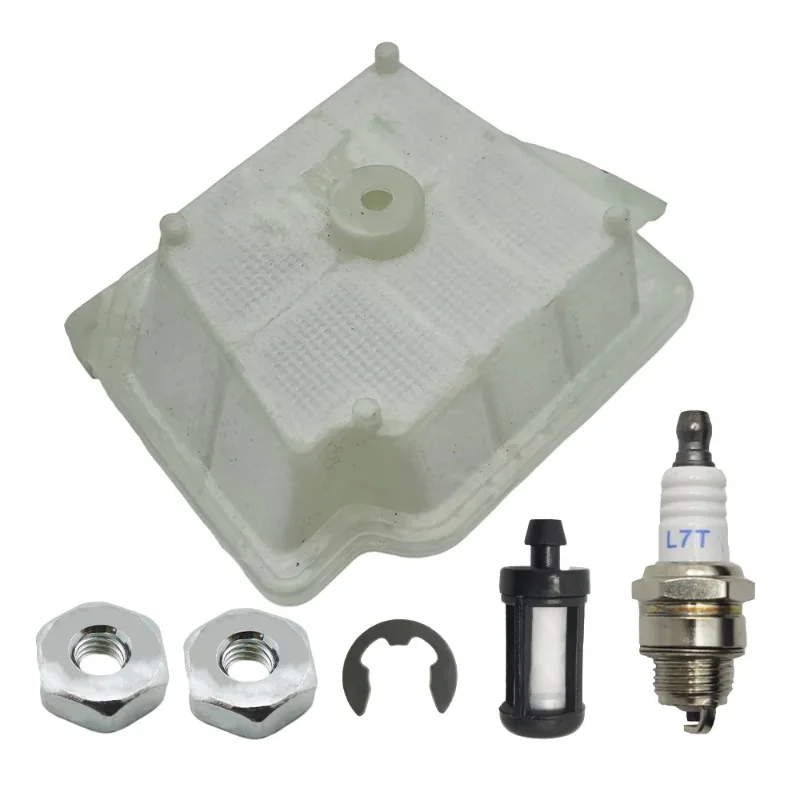 ชุดอุปกรณ์กรองน้ำมันเชื้อเพลิงแบบมืออาชีพ พร้อมน็อตแท่งกรองน้ำมันเชื้อเพลิง และหัวเทียน สำหรับอุปกรณ์เสริมเลื่อยยนต์ยี่ห้อ Stihl รุ่น MS341 MS361 MS 341 361