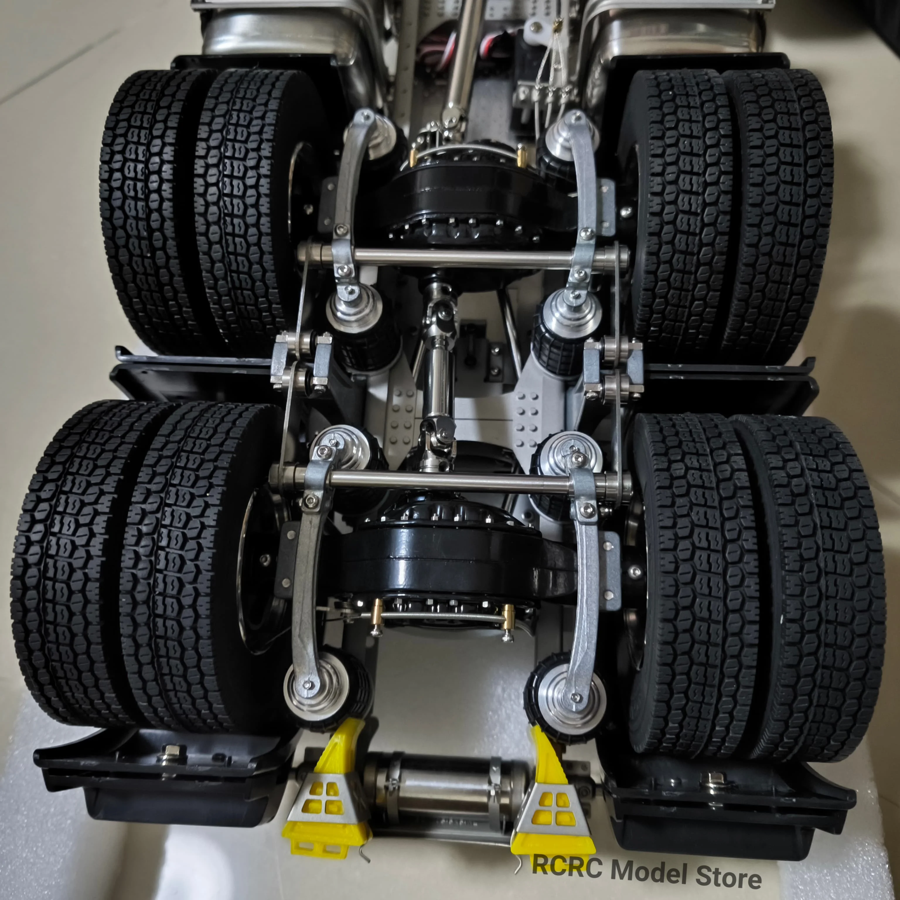 1/14 RC Truck 6x6 Metalen Chassis Zonder Cabine Voor Tamiya 1:14 Tractor Truck Voor Scania 770S RC Model Truck Scaleclub Upgrade DIY