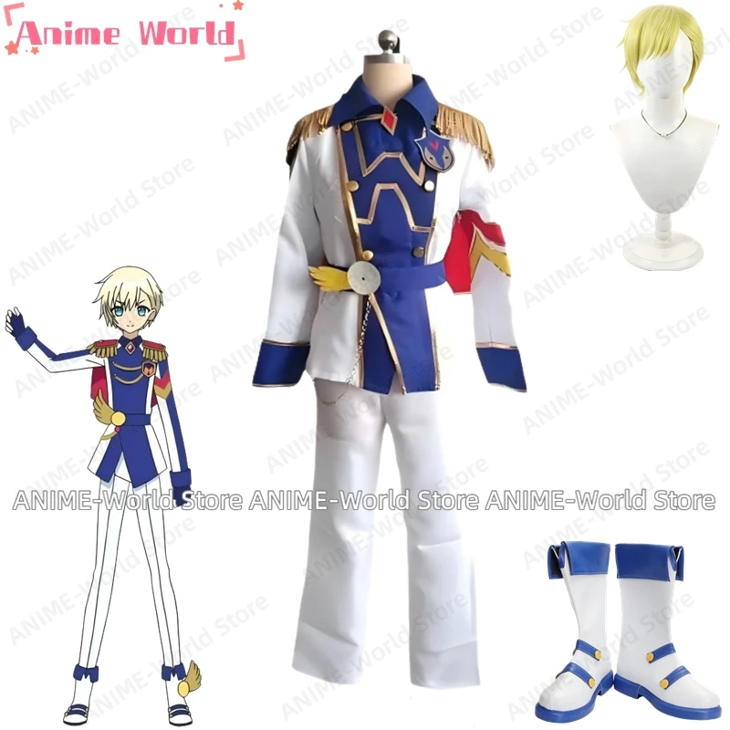 《Custom Size》Anime Idol Time PriPara Shogo Yumekawa Cosplay Costume Cos Wig Shoes Halloween Christmas Carnival Suit