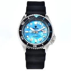 PARNSRPE  series men's watch NH35 movement super bright luminous texture dial day calendar diver automatic mechanical watch