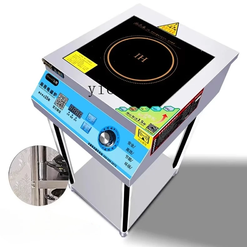 ZML Commercial Induction Cooker High Power Flat Desktop Brine Soup Stove Kitchen Induction Cooktop