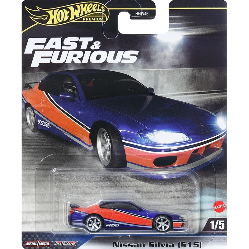 Official Hot Wheels Premium Car Fast & Furious Boy Toys 1/64 Diecast  Ford Mustang Boss Gran Torino Sport BMW Toyota Nissan Gift