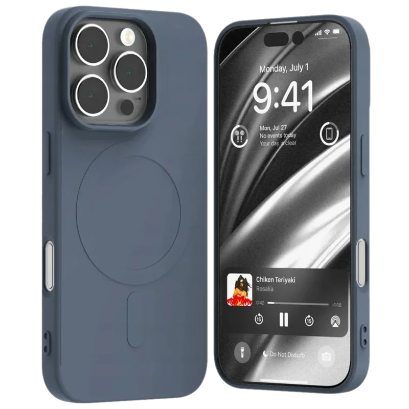 ETUI MERCURY SILIKON CASE DO iPHONE 16 PRO MAX DO MAG SAFE Z MIKROFIBRĄ — 2