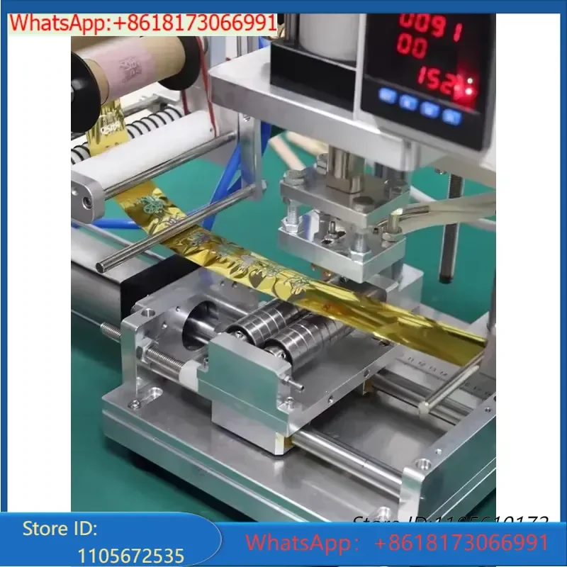 Pneumatic Lipstick Shell Cylindrical Pen for Wooden Stick Plastic Stick Hot Stamping Rolling Hot Stamping Machine Branding