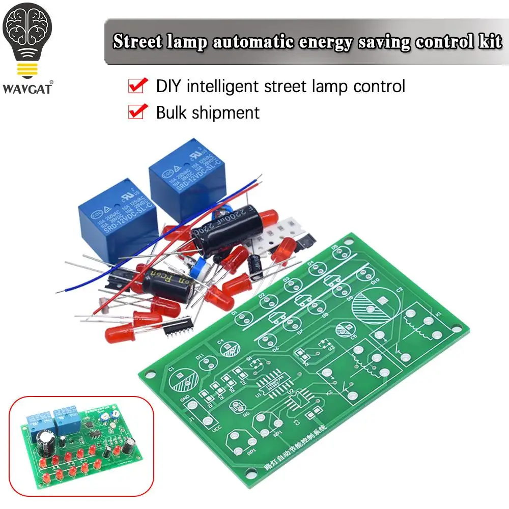 NEW Street Lamp Automatic Energy-saving Control System Experiment Kit Electronic Production Parts DIY Smart Street Lamp Control