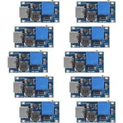 10 pz MT3608 Modulo Step Up Regolabile Regolatore di Tensione Micro USB Tipo-c Spina da 2 V-24 V a 5 V-28 V 2A Step-Up DC-DC Boost Converter