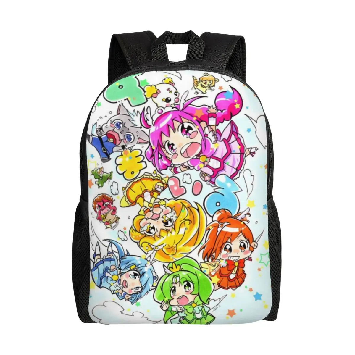 

Custom Pretty C-Cures Backpacks for Men Women Water Resistant School College Sweet Angel Bag Printing Bookbags