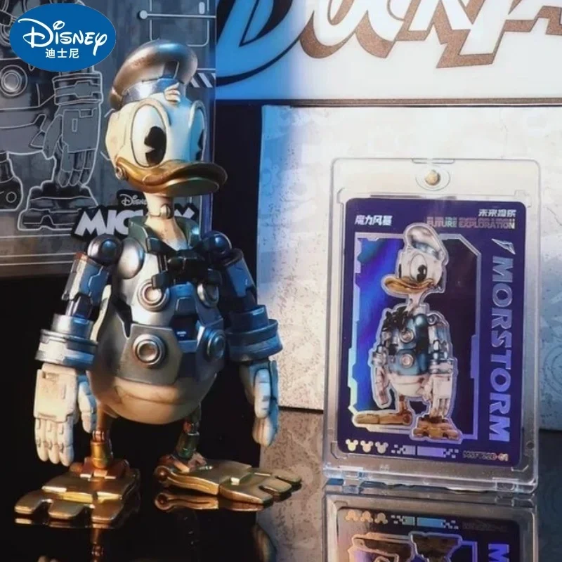 

Disney Machinery Stitch Original Donald Duck Action Figures Hand-Made Cartoon Tidal Suit Collection Decoration Model Gifts