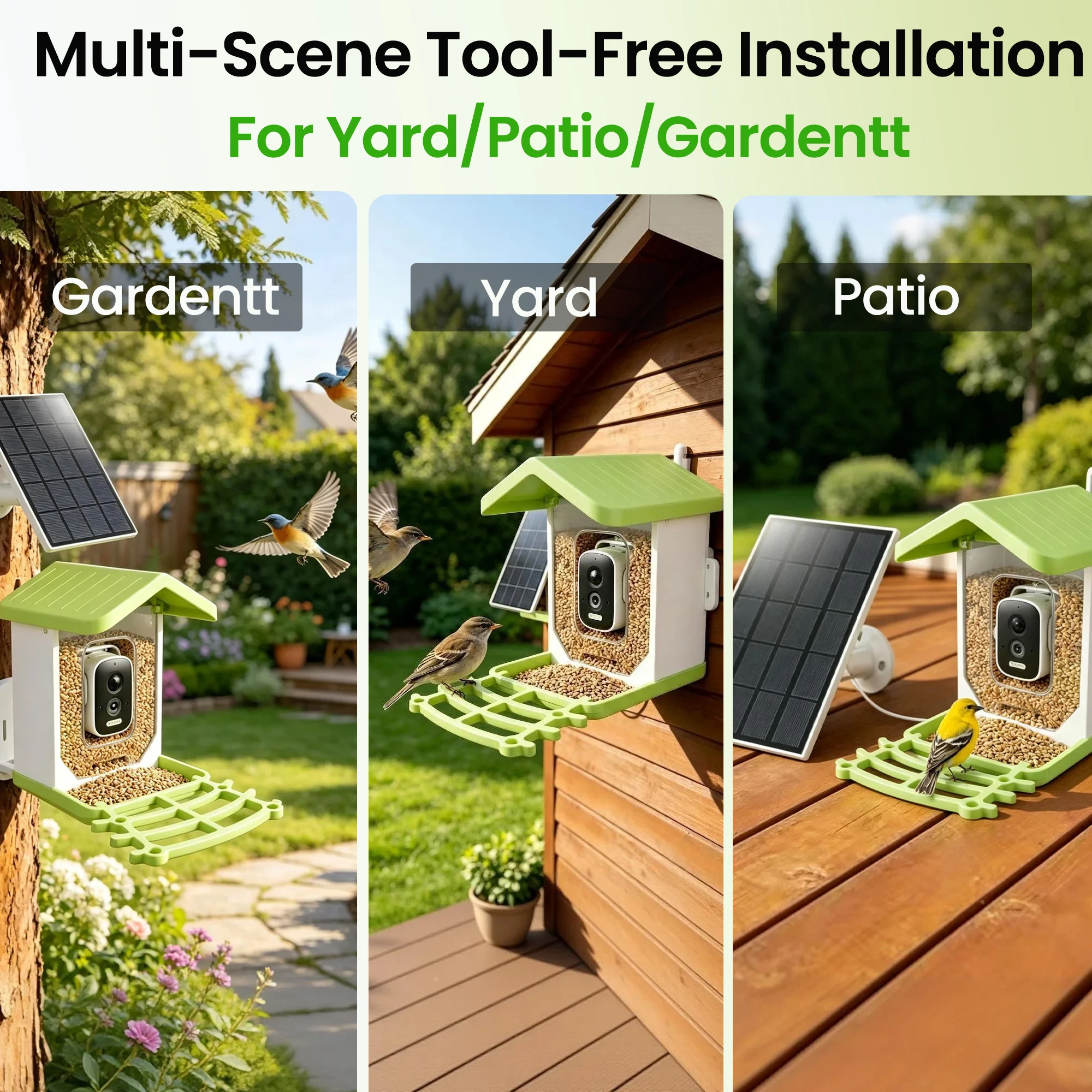 Alimentador de Pássaros Solar  - Smart Garden Video avaliação e preço