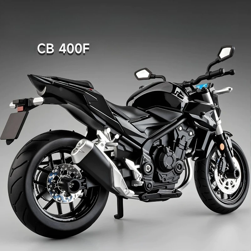 

1:12 CB400F Motorcycle Alloy Diecast Model with Shock Absorption Simulation Scale Motorcycle Model Toys for Kids Gifts